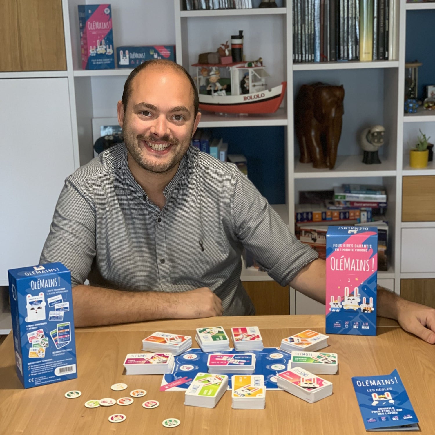 Nicolas, créateur Olémains Games