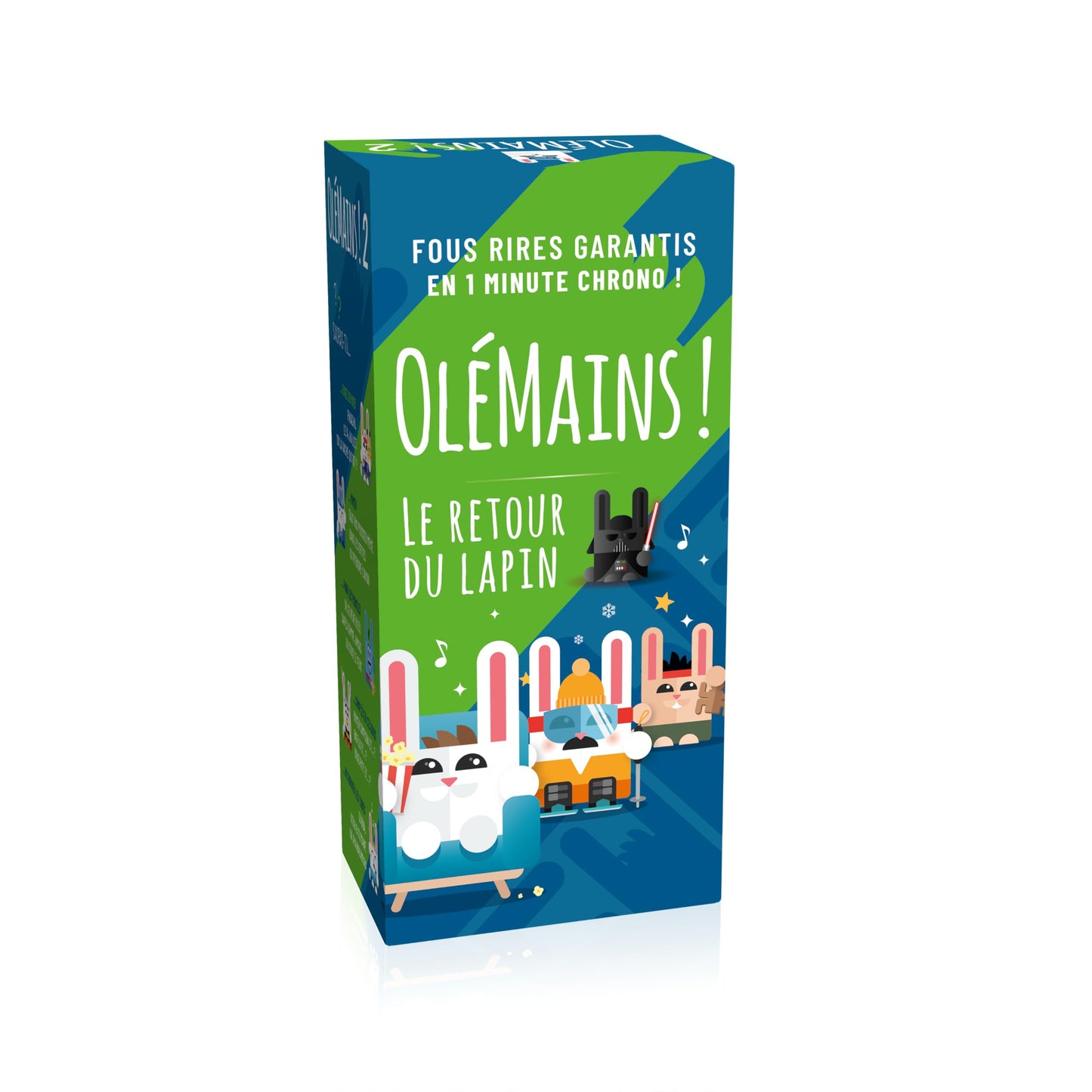 Boite de la version 2 du jeu de société Olémains