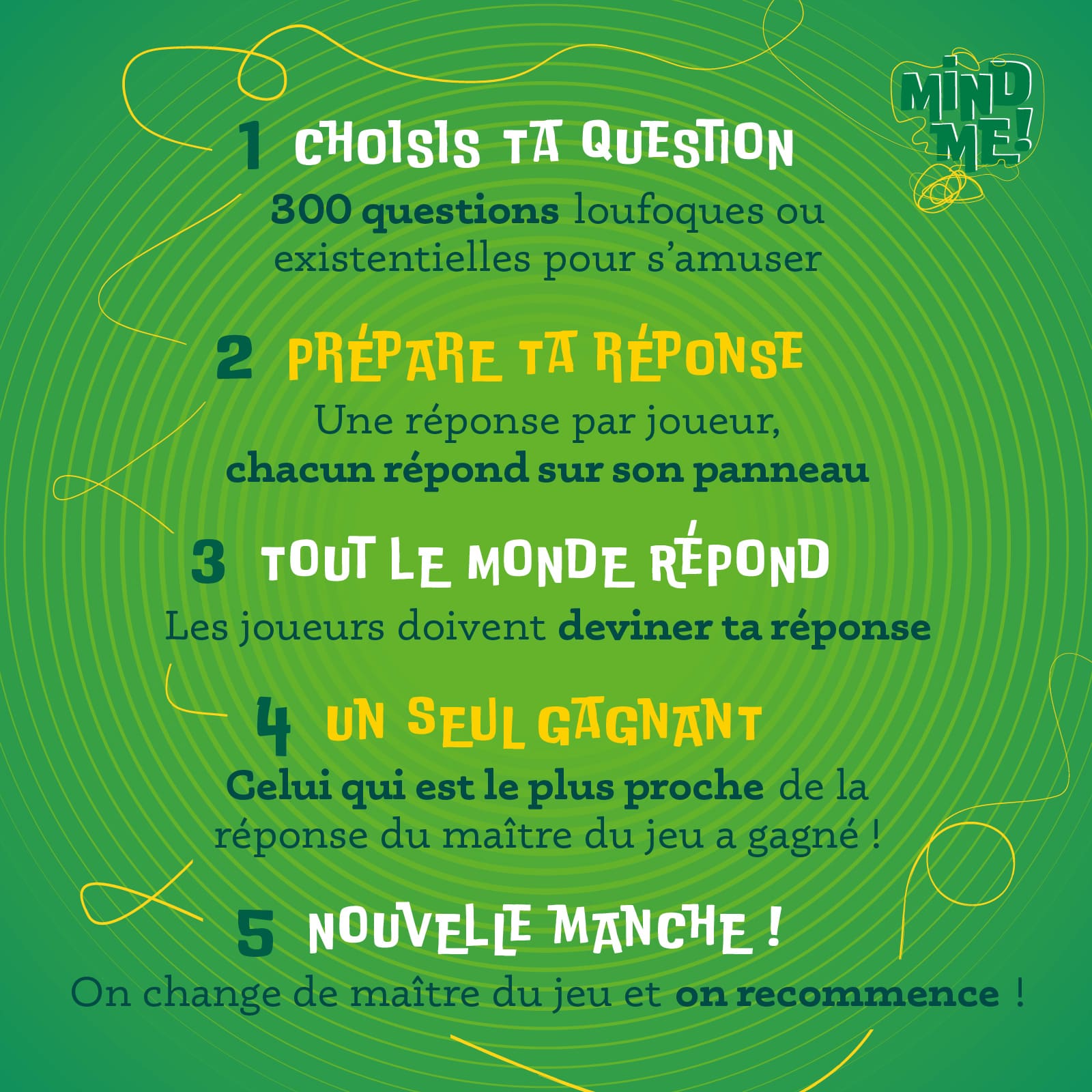 Comment jouer au jeu de société Mind Me