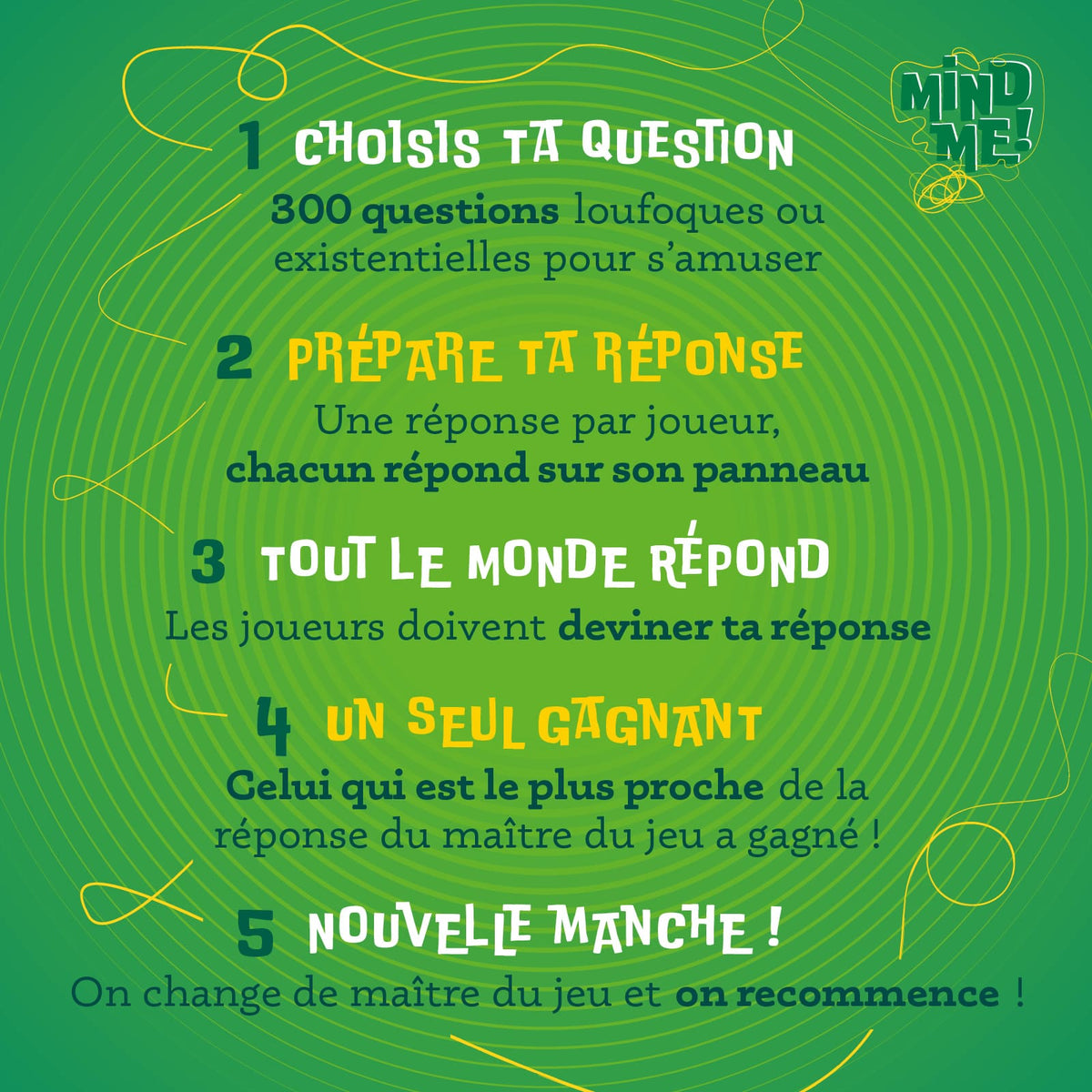 Comment jouer au jeu de société Mind Me