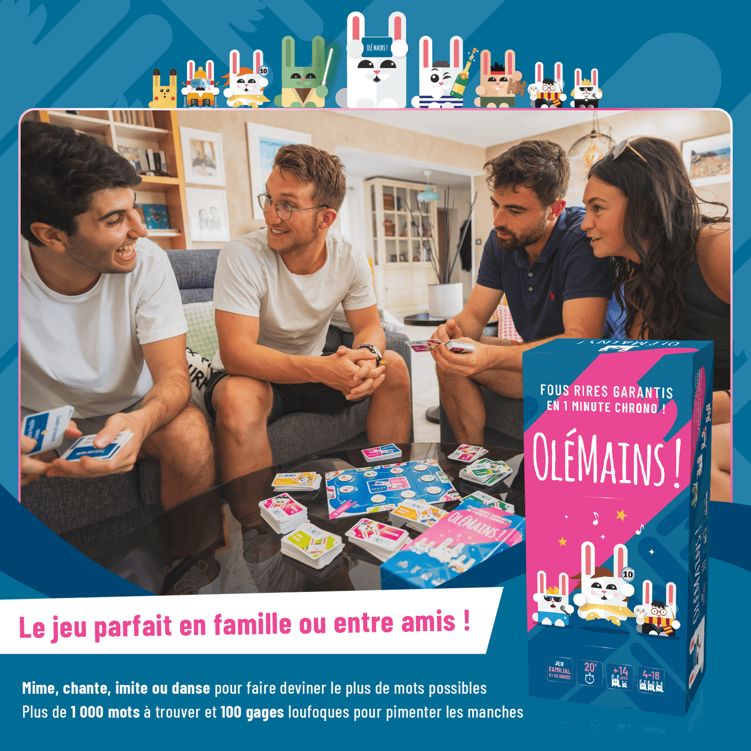 Le jeu parfait en famille ou entre amis
