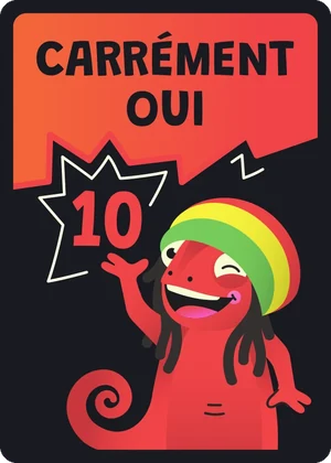 Carte Humeur 10 « Carrément oui »